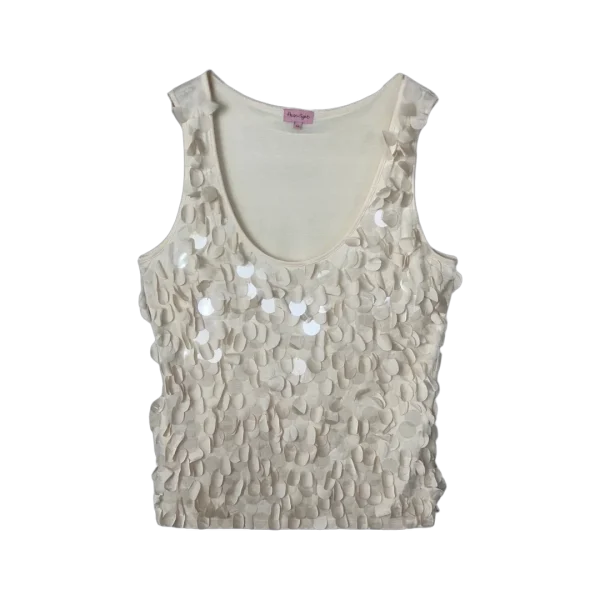 Phase Eight Sequin Cream Top