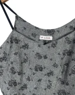 Y2K Silver Et Liza Lace-Up Back Cami Top - Image 4