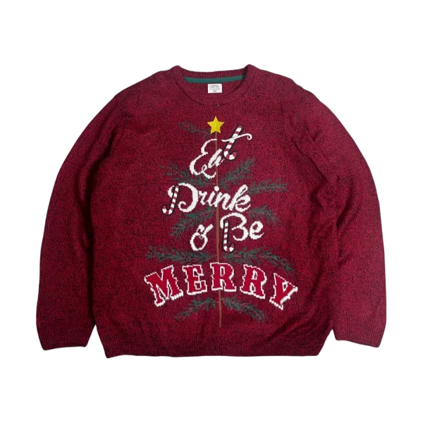 Eat Drink & Be Merry Christmas Sweater