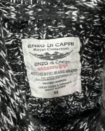 Enzo Di Capri Wool-Blend Cable-Knit Sweater - Image 4