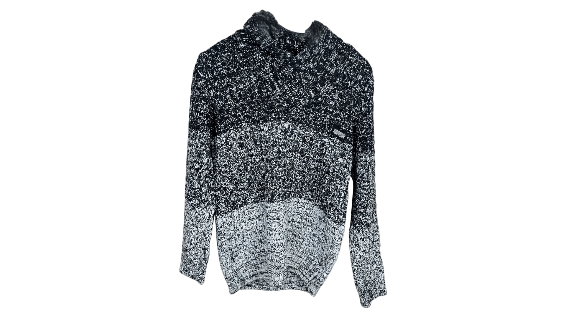 FNK634 Enzo Di Capri Wool-Blend Cable-Knit Sweater - Image 1