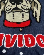 Feliz Navidog Christmas Sweater with a Jingle Bell - Image 3