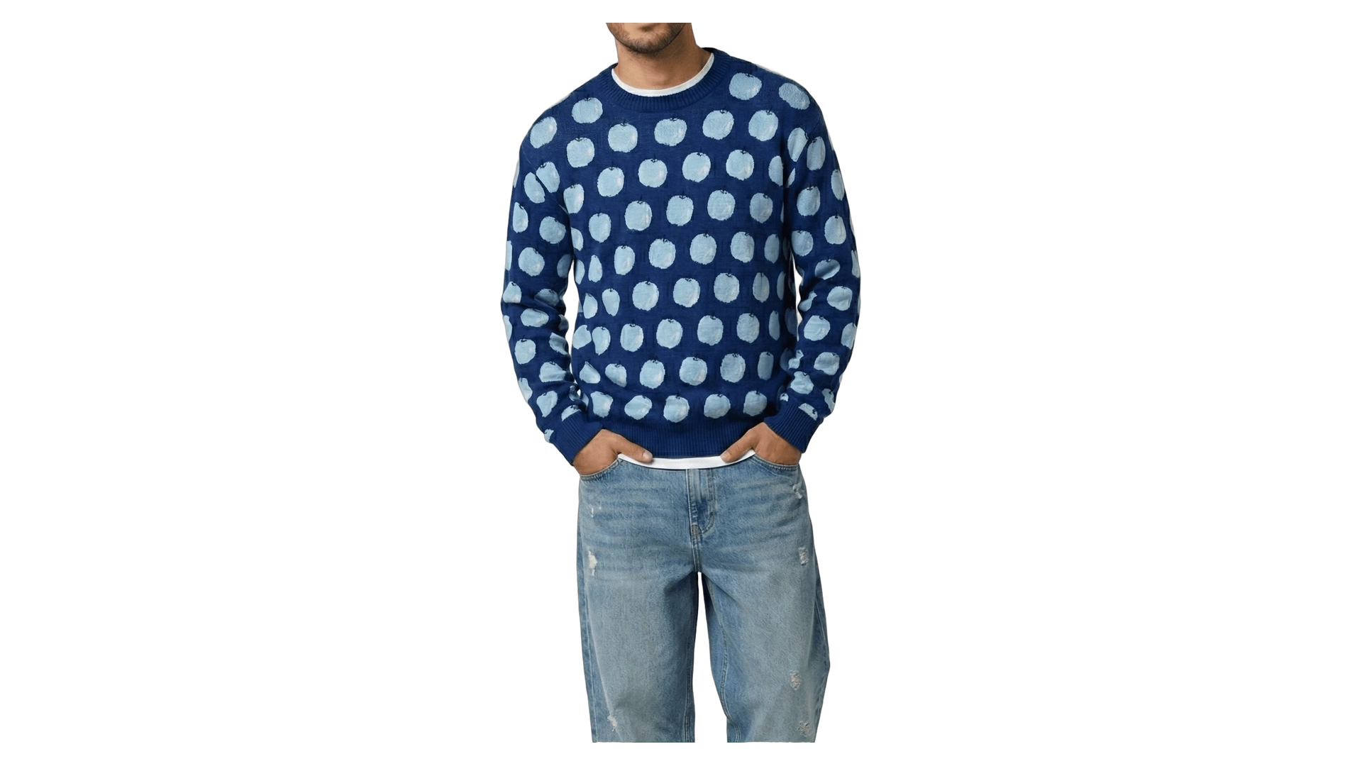 FNK646 United Colors of Benetton Apple Sweater - Image 1