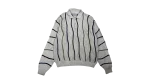Louis Estere Striped Polo Sweater
