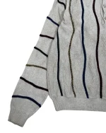 Louis Estere Striped Polo Sweater - Image 4
