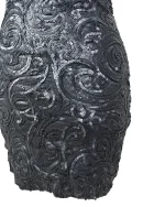 Black Sequin Swirl Bodycon Halter Neck Dress - Image 7