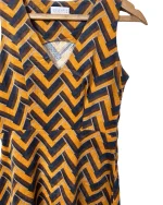 Compañía Fantástica Geometric Print Corduroy Dress - Image 2