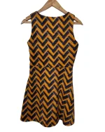 Compañía Fantástica Geometric Print Corduroy Dress - Image 6
