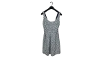 Geometric Fit-and-Flare Dress