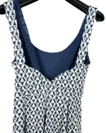 Geometric Fit-and-Flare Dress - Image 3