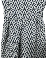 Geometric Fit-and-Flare Dress - Image 4