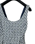 Geometric Fit-and-Flare Dress - Image 5