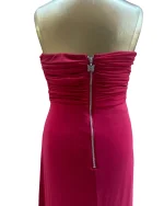 Lipsy Strapless Red Beaded Dress - Image 16