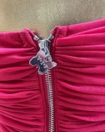 Lipsy Strapless Red Beaded Dress - Image 19