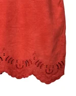 Miss Captain Suede Embroidered Hem Dress - Image 2