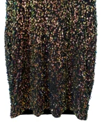 Multicolor Sequin Keyhole Front Halter Dress - Image 6