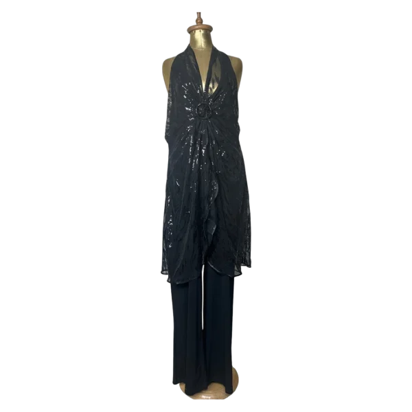 NWT By Juliene Mcdonald Sequin Backless Jumpsuit