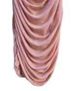 Pink Open-back Ruched Dress - Image 12
