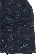 Precis Petite Navy Lace & Sequin High-Neck Keyhole Cocktail Dress - Image 3