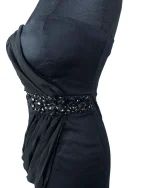 TG Strapless Embellished Waist Cocktail Dress - Image 4