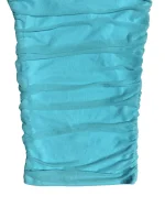 Turquoise Ruched Dress - Image 4