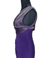 Y2K Jane Norman London One-Shoulder Ruched Dress with Metallic Drape - Image 6