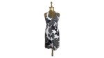 Y2K Kookai Abstract Floral Halter Dress