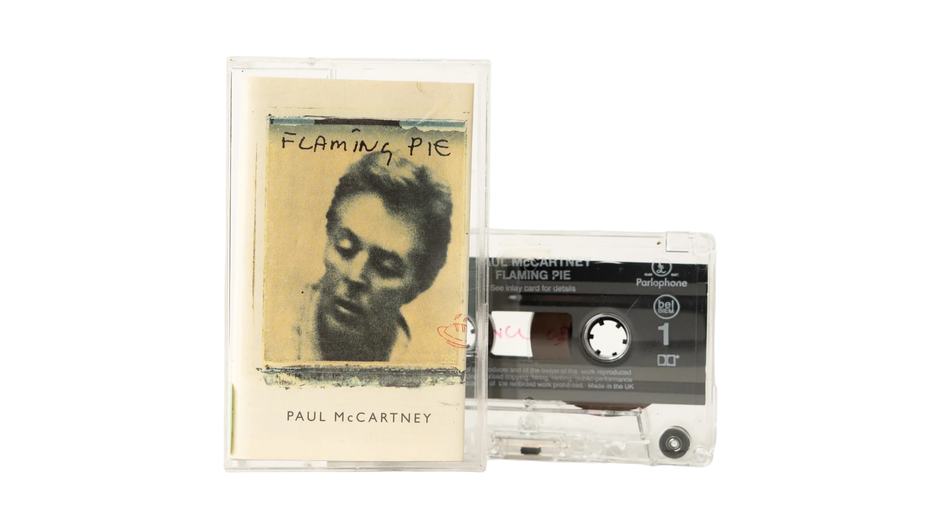 OCT135 DSC02919 Paul McCartney - Flaming Pie Cassette Tape - Image 1