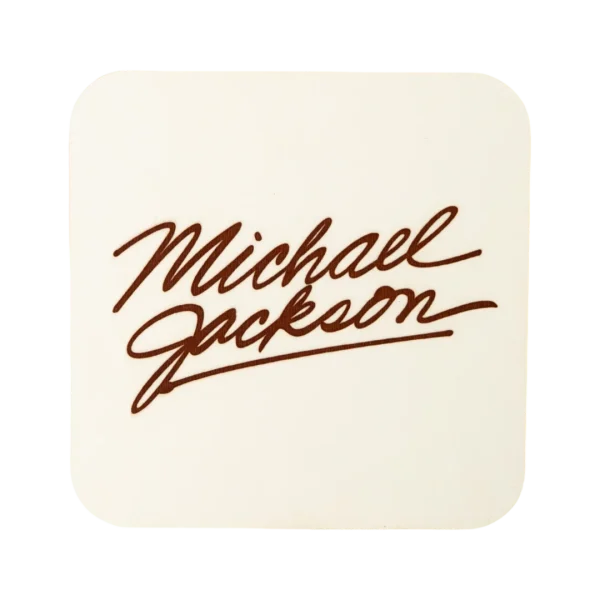 Michael Jackson Signature Graphic Coaster