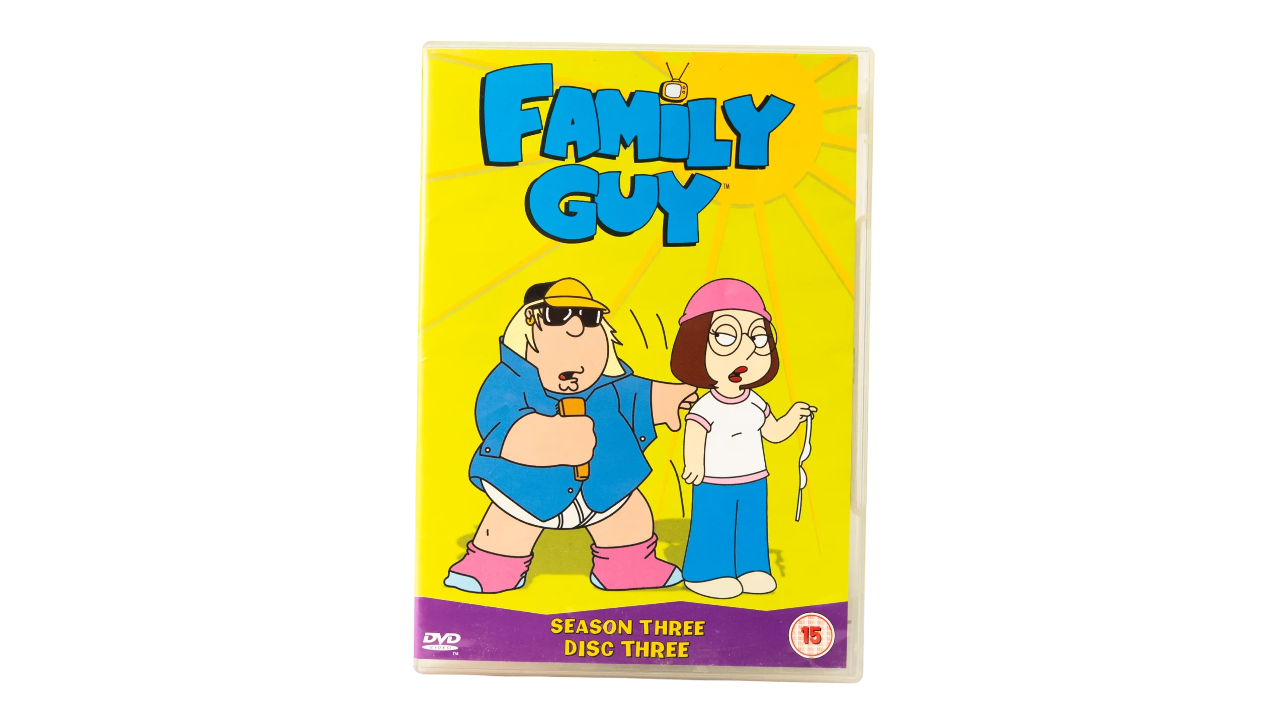 OCT302-DSC03086-1.webp Family Guy Season Three DVD - Image 1