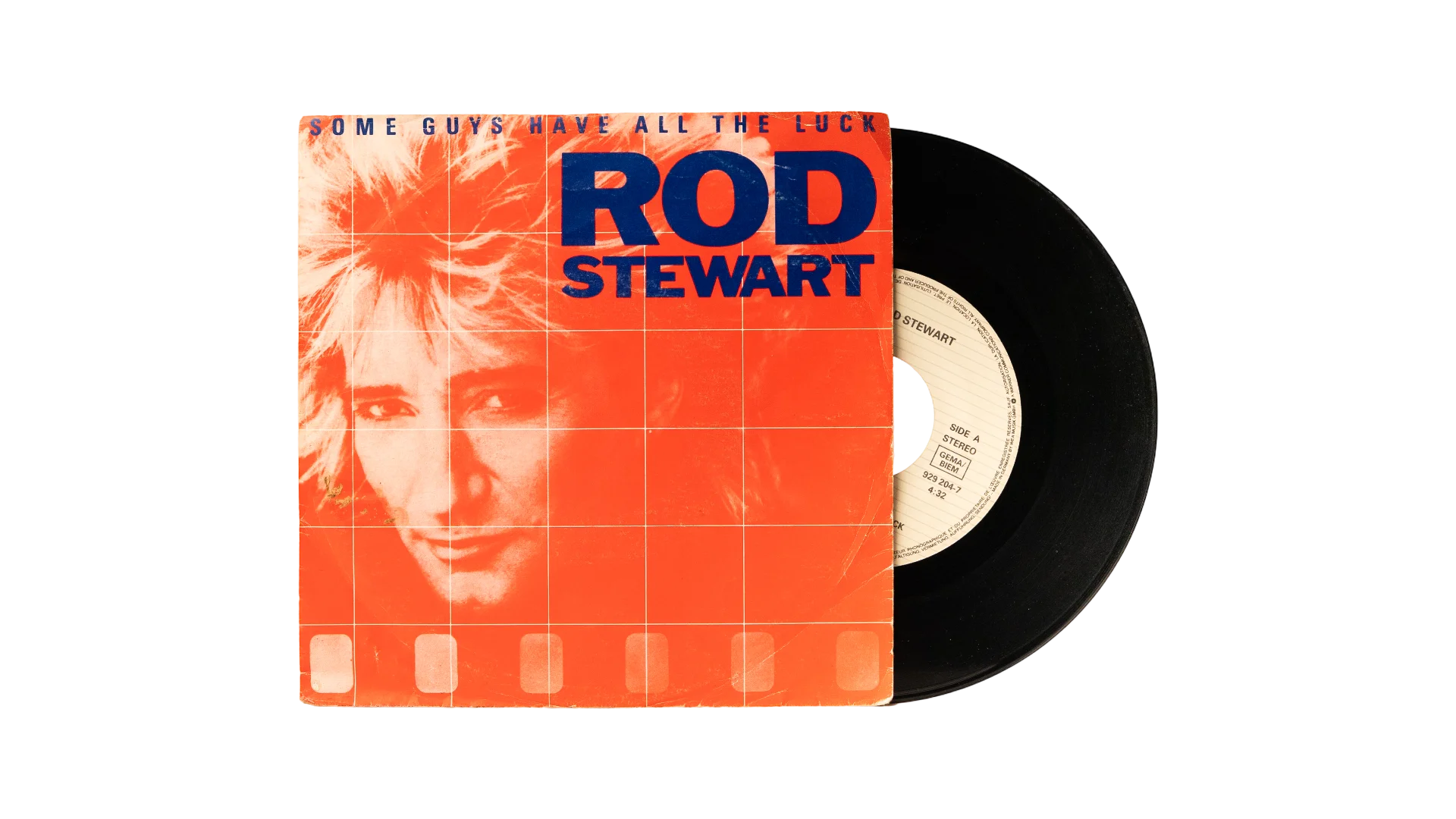 OCT715 DSC03518 Rod Stewart - Some Guys Have All The Luck 7" Vinyl - Image 1