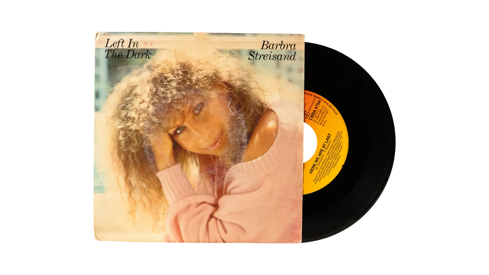 OCT730 DSC03533 Barbra Streisand - Left In The Dark 7" Vinyl - Image 1