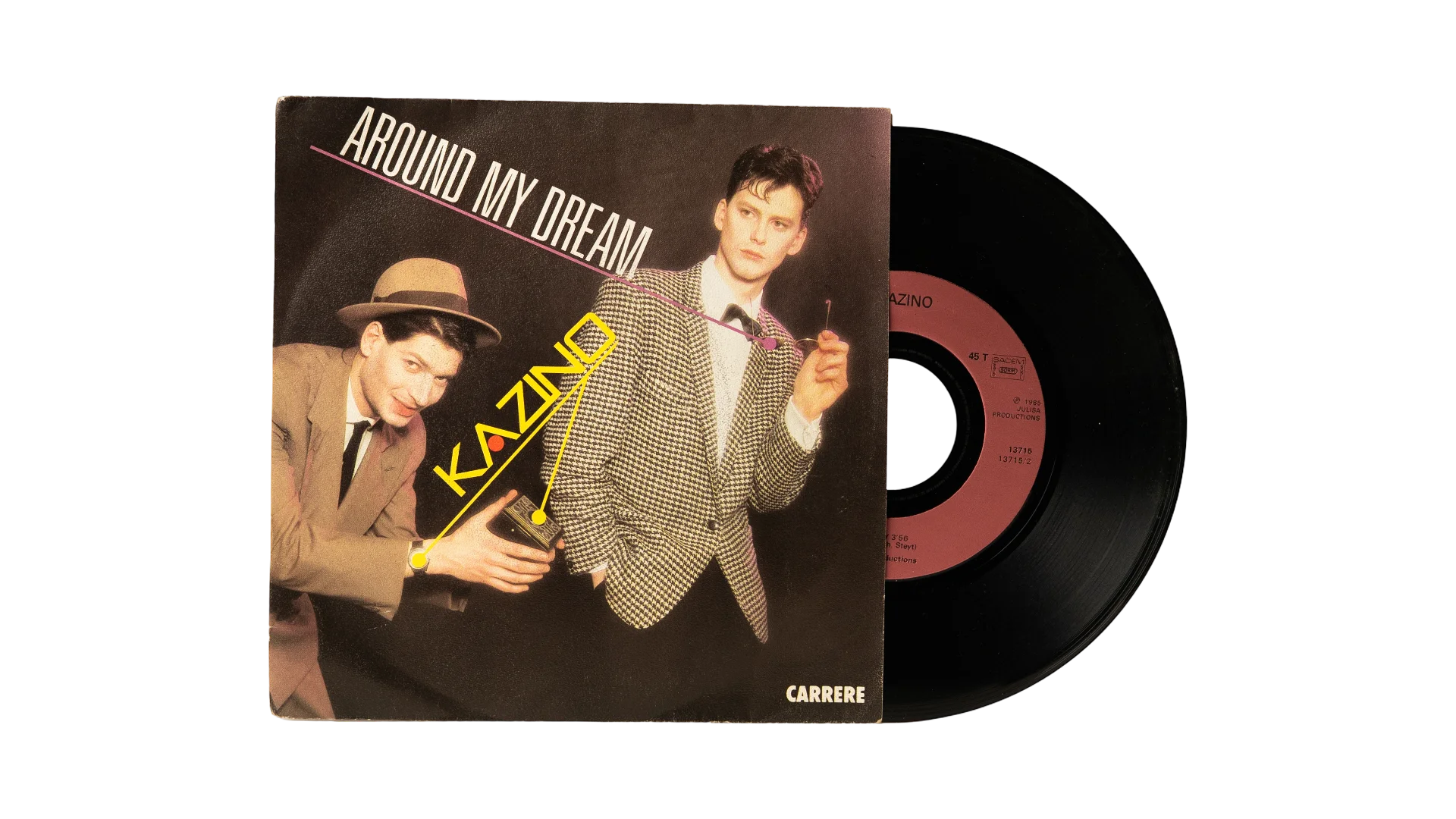 OCT782 DSC03585 Kazino - Around My Dream 7" Vinyl Single - Image 1
