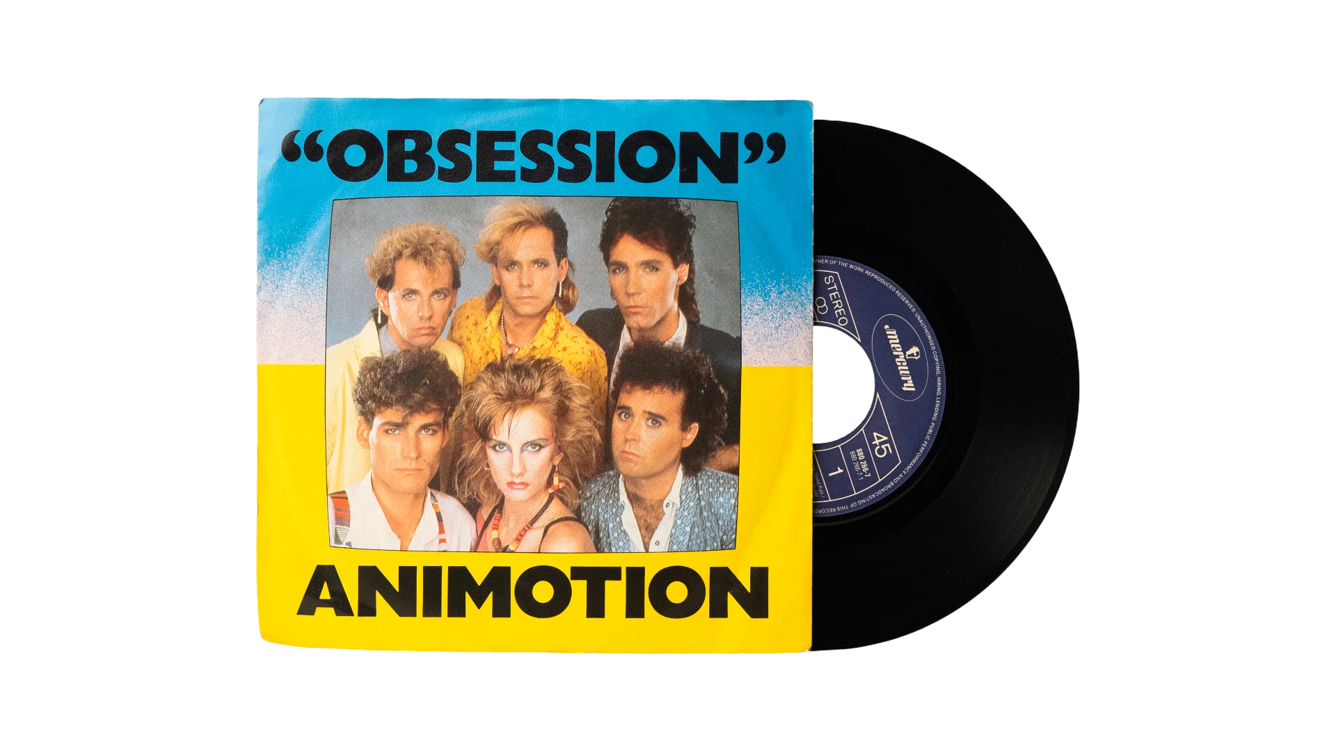 OCT790 DSC03593 Animotion- Obsession 7" Vinyl Single - Image 1