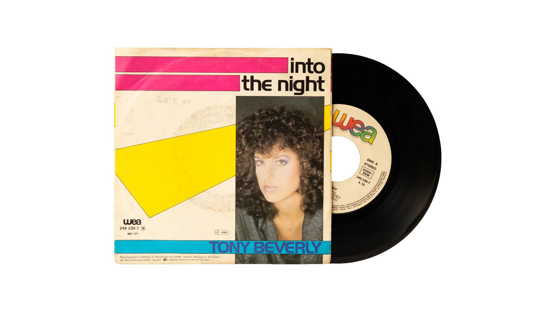 OCT794 DSC03597 Tony Beverly - Into The Night 7" Vinyl - Image 1