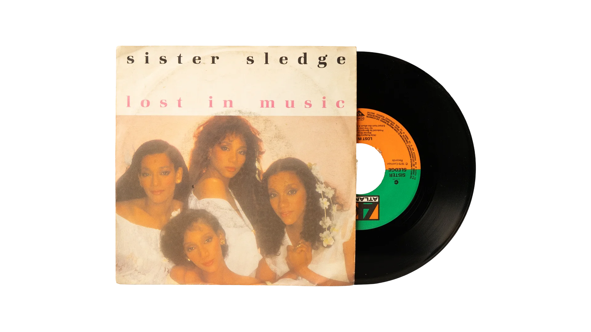 OCT811 DSC03614 Sister Sledge - Lost In Music 7" Vinyl - Image 1