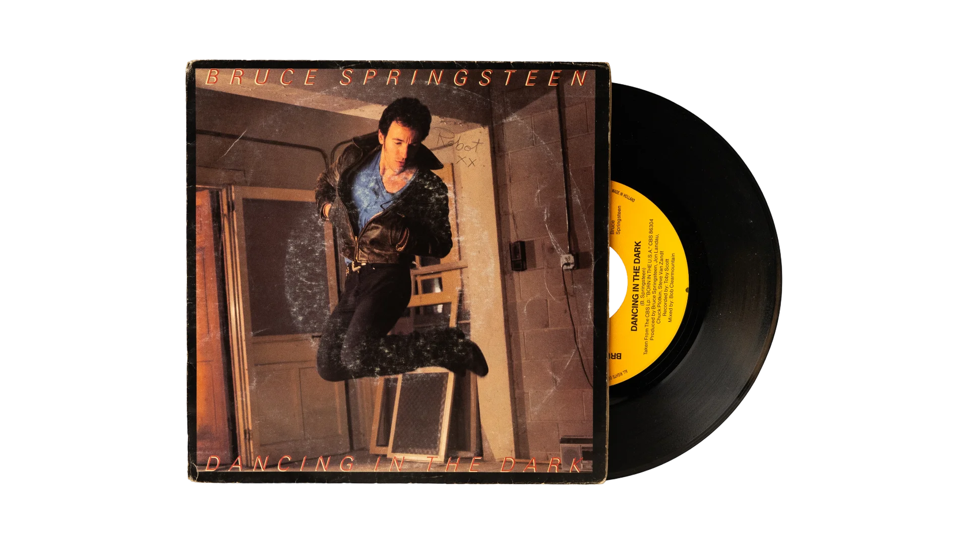 OCT819 DSC03622 Bruce Springsteen Dancing In The Dark 7" Vinyl - Image 1