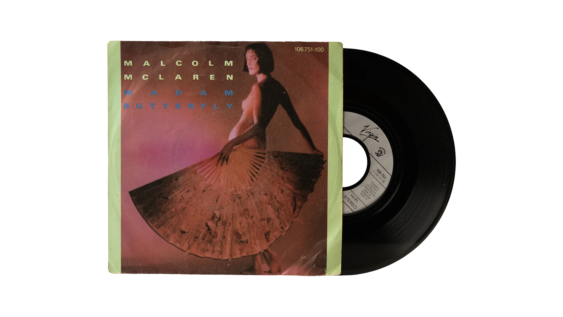 OCT835 DSC03639 Malcolm Mclaren - Madame Butterfly 7" Vinyl - Image 1