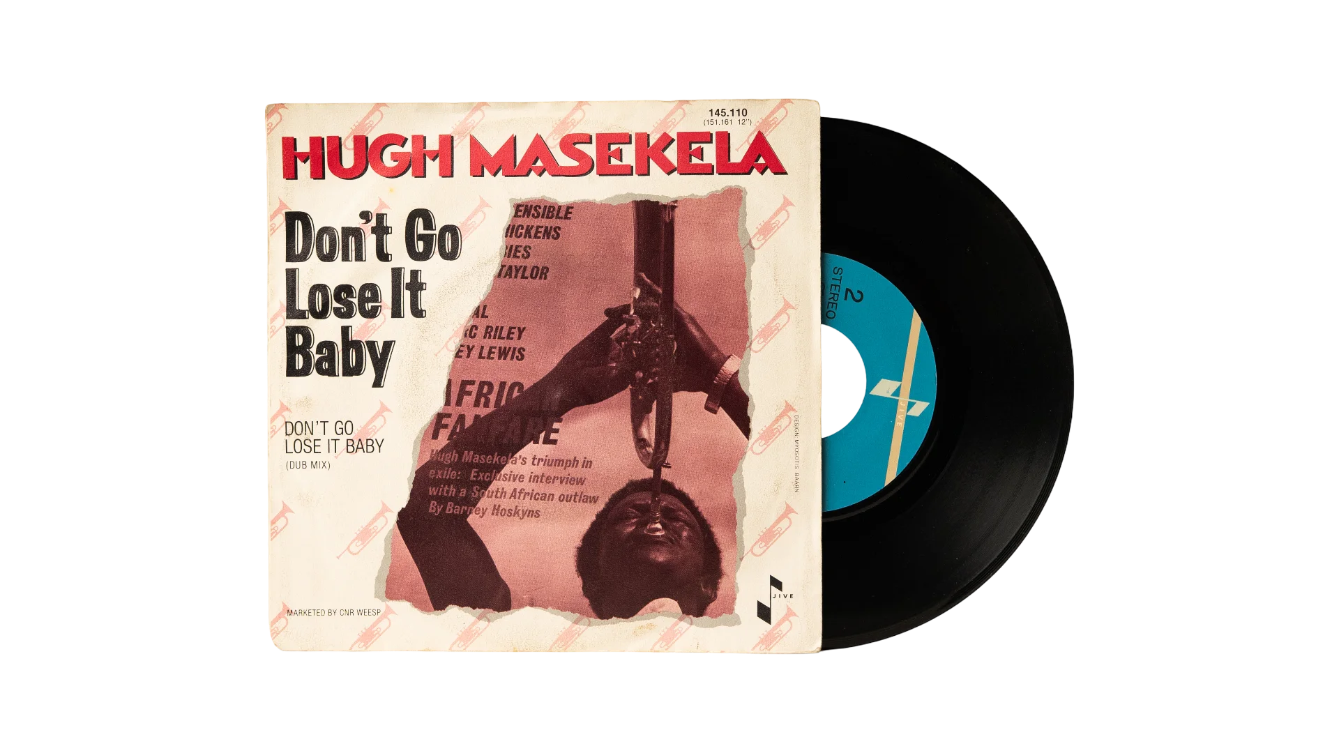 OCT839 DSC03643 Hugh Masekela - Don't Go Lose It Baby 1984 7" Vinyl - Image 1