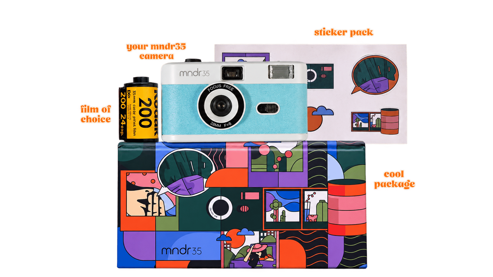 bundle Surf Mndr35 Film Camera Bundle - Image 1
