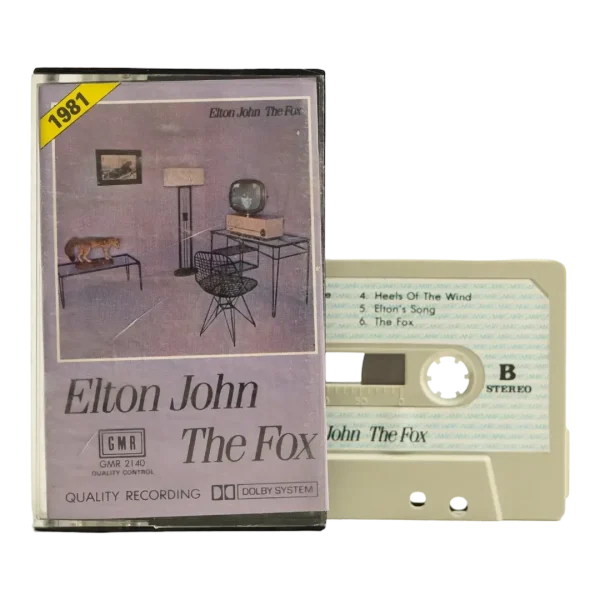 Elton John The Fox 1981 Cassette Tape