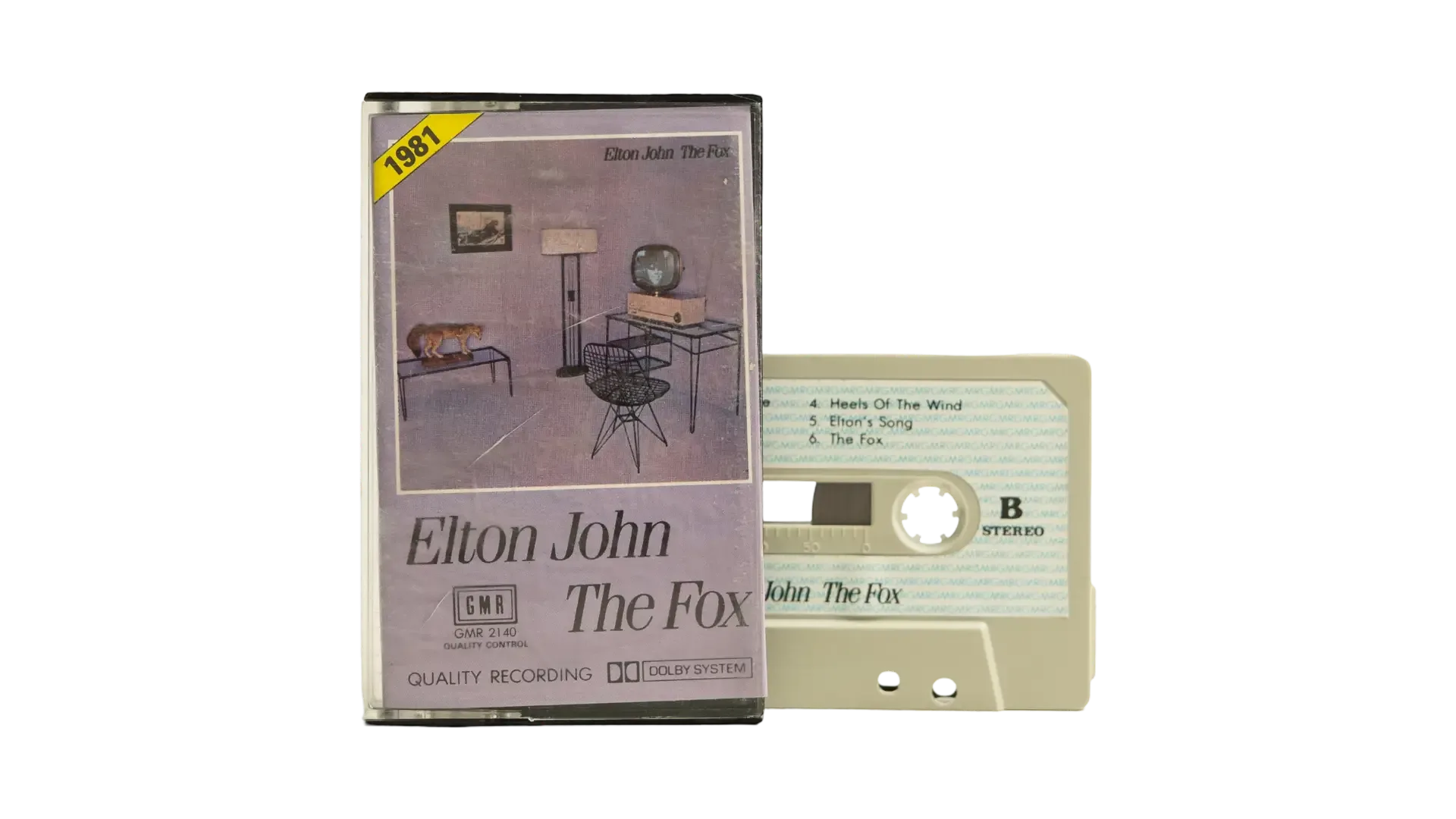 rh-11-oct-016-cover Elton John The Fox 1981 Cassette Tape - Image 1